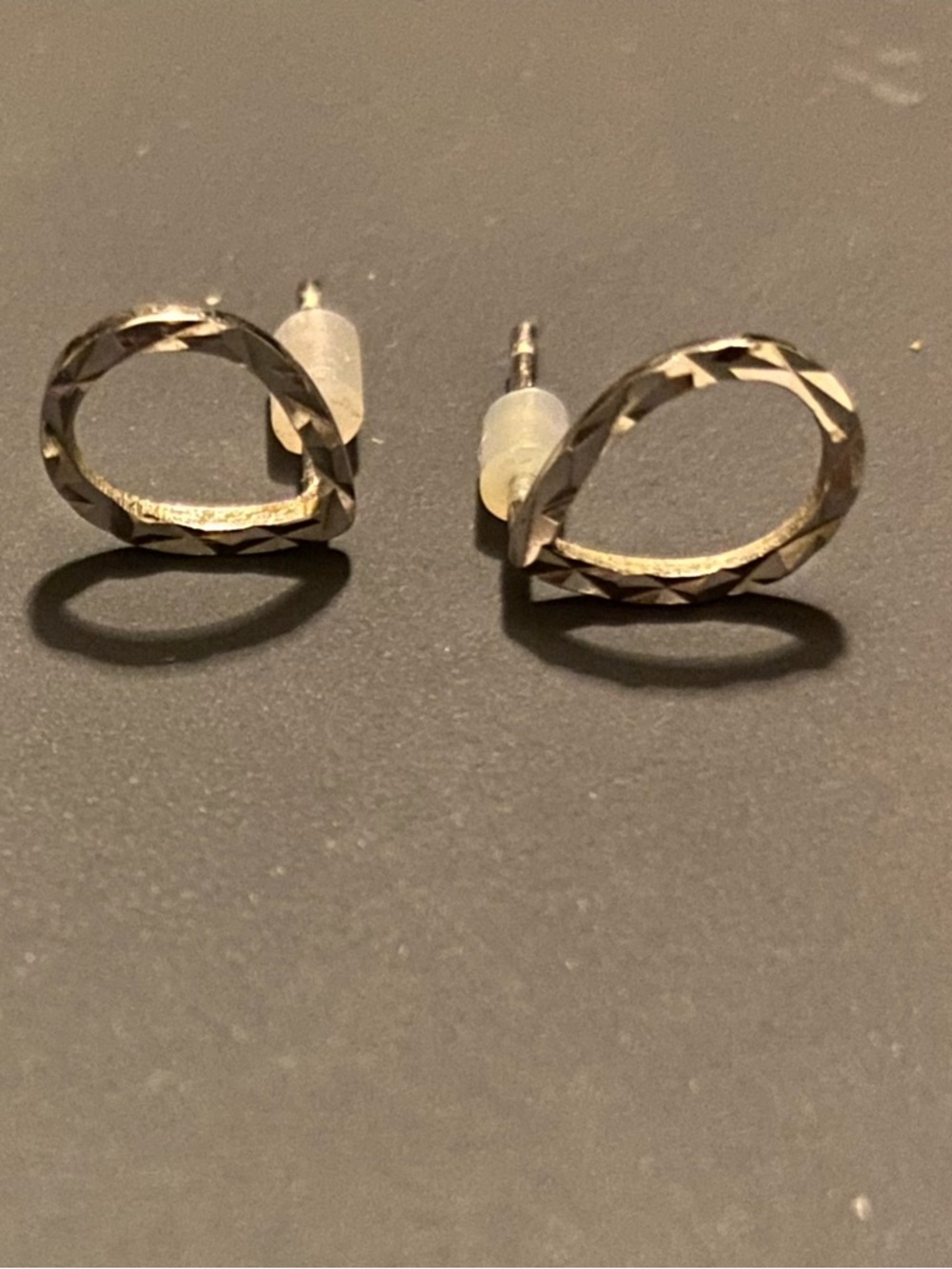 Delicate Sterling Silver Twisted Hoop Earrings